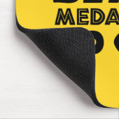 SCHWARZE MEDALLIONEN KEIN GOLD MOUSEPAD (Ecke)
