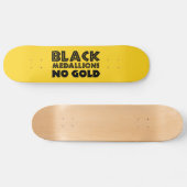 SCHWARZE MEDALLIONEN KEIN GOLD SKATEBOARD (Horizontal)