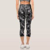 Schwarze Meerjungenskala Capri Leggings (Rückseite)