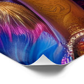 Schwarze Meerjungfrauen Melanin Meerjungfrau Meere Poster (Ecke)