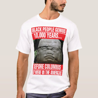 SCHWARZE MENSCHEN DES GENIE-OLMEC IM AMERIKA T-Shirt