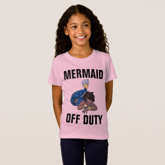 SCHWARZE MERMAID-T - Shirt, ABGABE T-Shirt (Vorne ganz)