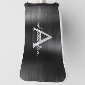 Schwarze Metallic Foil Monogram Fügen Sie Ihren Na Golf Headcover (Rotieren 90)