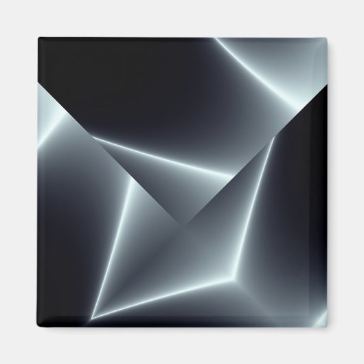 Schwarze Metallplatte Magnet (Vorne)