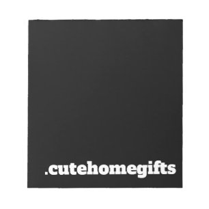 Schwarze Minimale Moderne Elegante Unternehmensges Notizblock