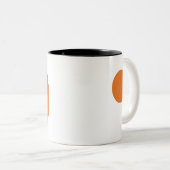 Schwarze minimale zweifarbige tasse (VorderseiteRechts)