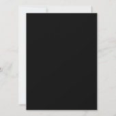 Schwarze Minimalistische Modell Actor 4 Foto Comp  (Rückseite)