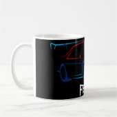 Schwarze Miss Fieroline Kaffeetasse (Links)