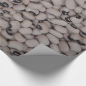 schwarze mit Augen Erbsen Geschenkpapier (Ecke)
