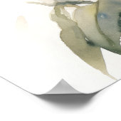 Schwarze Mit Augen Susan Blume Art Print Poster (Ecke)