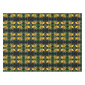 Schwarze Mit Augen Susan Blume Entfalten Abstrakt Tischdecke (Vorderseite (Horizontal))