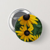 Schwarze mit Augen Susan Button (Vorne & Hinten)