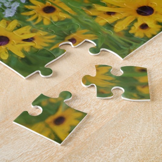 Schwarze Mit Augen Susan Daisy-Malerei Fügen Sie I Puzzle (Seite)