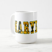 Schwarze mit Augen Susan Kaffee-Tasse Marylands Kaffeetasse (Vorderseite Links)