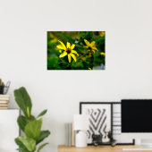 Schwarze Mit Augen Susan Print Poster (Heimbüro)