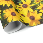 Schwarze mit Augen Susans- Rudbeckias Geschenkpapier (Rolleneckpunkt)