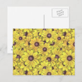 Schwarze Mit Augen Susans überall Postkarte (Vorne/Hinten)