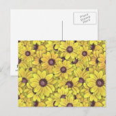 Schwarze Mit Augen Susans überall Postkarte (Vorne/Hinten)