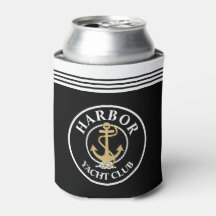 Schwarze Mit Monogramm Flasche Cooler