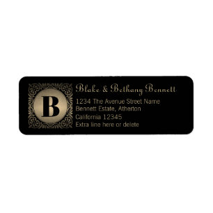 Schwarze mit Monogramm kundenspezifische