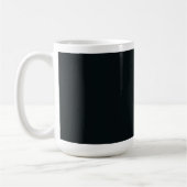 Schwarze Mitternachts-Kaffeetasse Kaffeetasse (Links)