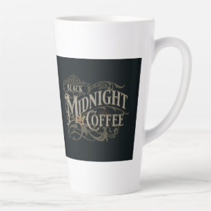 Schwarze Mitternachts-Kaffeetasse Milchtasse