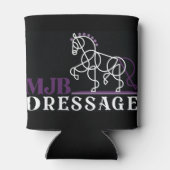 Schwarze MJB Dressage kann kühler Dosenkühler (Rückseite)