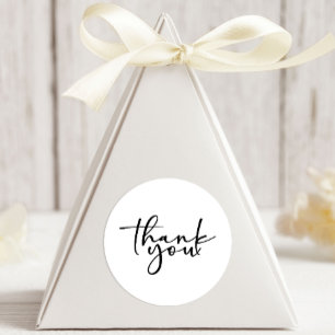 Schwarze moderne einfache Schrift Baby Shower Runder Aufkleber