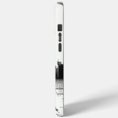 Schwarze moderne Stadtarchitektur Case-Mate iPhone Hülle (Rückseite / Links)