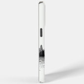 Schwarze moderne Stadtarchitektur Case-Mate iPhone Hülle (Rückseite / Rechts)