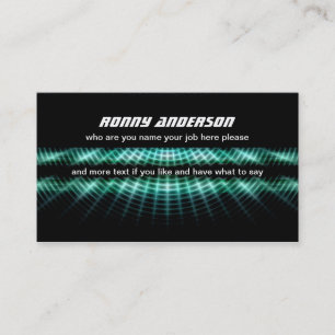 schwarze moderne Visitenkarte