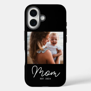 Schwarze Mom etablierte Skript Foto  iPhone 16 Hülle