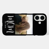 Schwarze Mom etablierte Skript Foto Case-Mate iPhone Hülle (Rückseite (Horizontal))