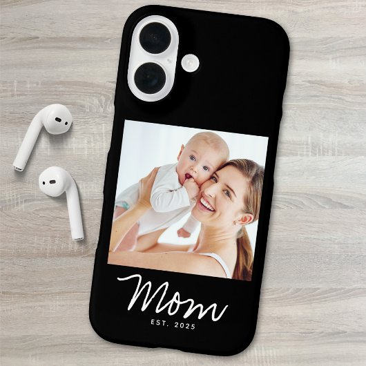 Schwarze Mom etablierte Skript Foto Case-Mate iPhone Hülle