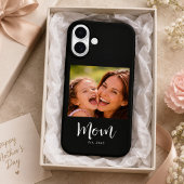 Schwarze Mom etablierte Skript Foto Case-Mate iPhone Hülle