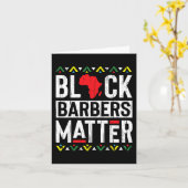 Schwarze Monate Barber Problem Geschichte Afrikani Karte (Gelbe Blume)
