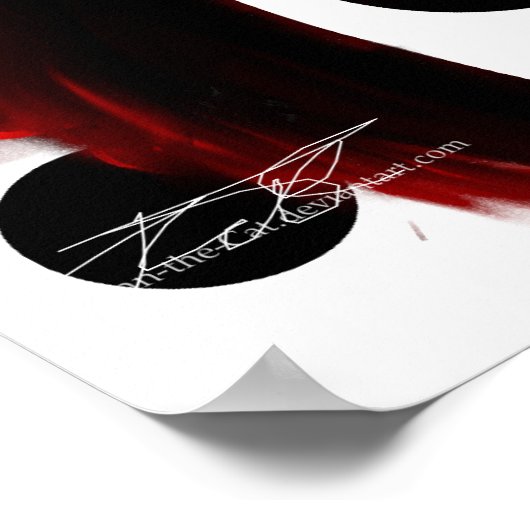 Schwarze Mönche Poster (Ecke)