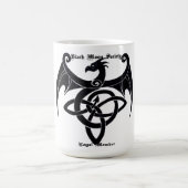 Schwarze Mond-Gesellschafts-loyale Tasse (Mittel)