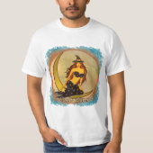 Schwarze Mondhexe T-Shirt (Vorderseite)