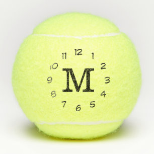 Schwarze Monogramm Beruflich Moderne #22 Tennisbälle