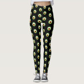 Schwarze Monster-Augen-Leggings Leggings (Vorderseite)