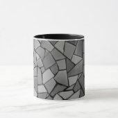Schwarze Mosaik-Tasse Tasse (Zentrum)