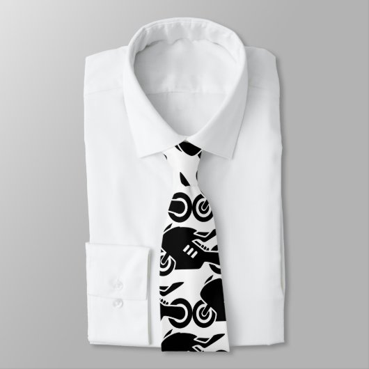 Schwarze Motorräder Krawatte (Gebunden)