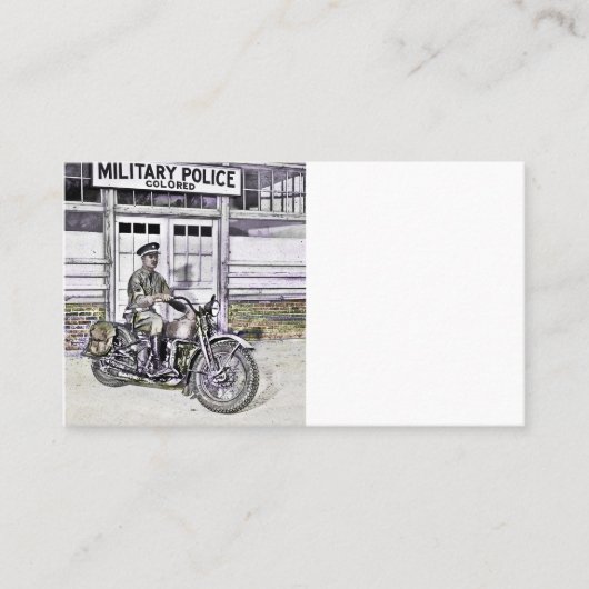 Schwarze Motorradpolizei 2 Terminkarte (Vorderseite)