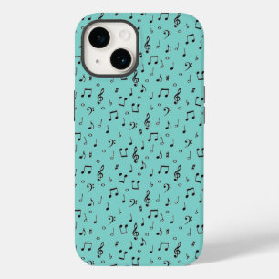 Schwarze Musik Case-Mate iPhone 14 Hülle