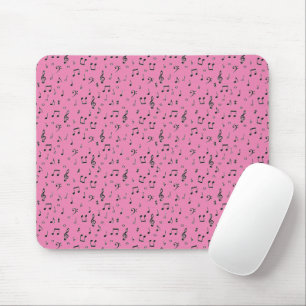 Schwarze Musik Mousepad