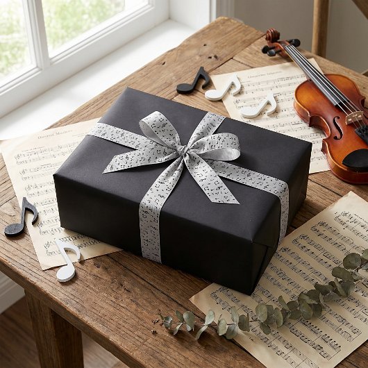 Schwarze Musik  Satinband