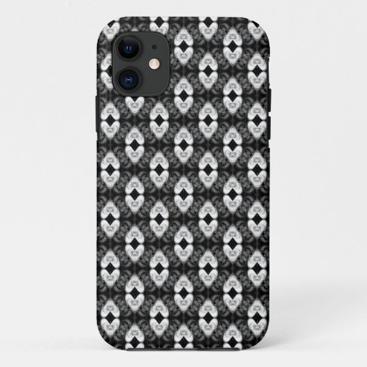 Schwarze Muster iPhone 5 Fall Case-Mate iPhone Hülle (Rückseite)