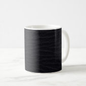 Schwarze Muster und Oberflächenstruktur Kaffeetasse (VorderseiteRechts)