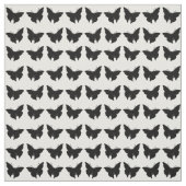 Schwarze mutige Mod-Schmetterlinge Stoff (Muster)